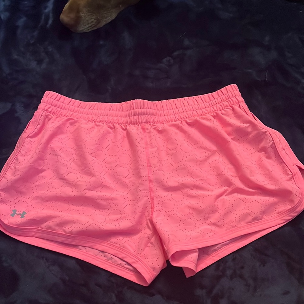 Pink Underarmor shorts